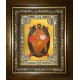 Икона освященная "Спас в Силах", в киоте 24x30 см