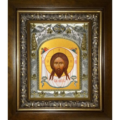 Икона освященная "Спас Нерукотворный", в киоте 20x24 см фото