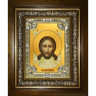 Икона освященная "Спас Нерукотворный", в киоте 24x30 см фото