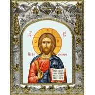 Икона освященная "Господь Вседержитель", 14x18 см фото