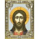 Икона освященная "Господь Вседержитель", 18x24 см, со стразами