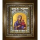 Икона освященная "Анна, мать Пресвятой Богородицы, праведная", в киоте 20x24 см