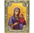 Икона освященная "Анна, мать Пресвятой Богородицы, праведная",  18x24 см, со стразами