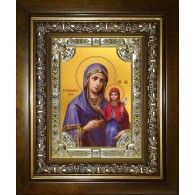 Икона освященная "Анна, мать Пресвятой Богородицы, праведная, икона", в киоте 24x30 см фото