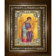 Икона освященная "Иегудиил Архангел", в киоте 24x30 см фото
