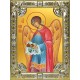 Икона освященная "Варахиил Архангел", 18x24 см со стразами