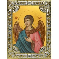 Икона освященная "Гавриил Архангел", 18x24 см со стразами фото