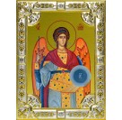 Икона освященная "Михаил Архангел", 18x24 см, со стразами арт.245822