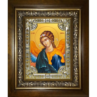 Икона освященная "Гавриил Архангел", в киоте 24x30 см фото