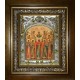 Икона освященная "Собор Архангела Михаила", в киоте 20x24 см