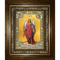 Икона освященная "Михаил архангел", в киоте 24x30 см фото