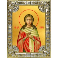Икона освященная "Вера Римская мученица",  18x24 см, со стразами фото