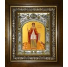 Икона освященная "Василисса Никомидийская мученица" в киоте 20x24 см