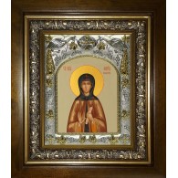 Икона освященная "Мария Вифинская Святая преподобная", в киоте 20x24 см фото