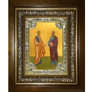 Икона освященная "Петр и Павел апостолы", в киоте 24x30 см арт.245894