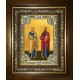 Икона освященная "Петр и Павел апостолы", в киоте 24x30 см