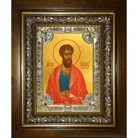 Икона освященная "Иаков (Яков) Зеведеев, апостол", в киоте 24x30 см фото