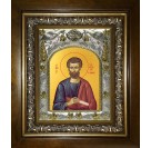 Икона освященная "Иаков (Яков) Алфеев апостол", в киоте 20x24 см