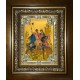 Икона освященная "Борис и Глеб благоверные князья-страстотерпцы", в киоте 24x30 см