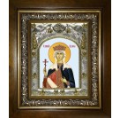 Икона освященная "Елена равноапостольная царица",в киоте 20x24 см