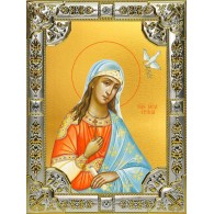 Икона освященная "Ирина  великомученица", 18x24 см, со стразами фото