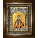 Икона освященная "Семён (Симеон) Столпник преподобный", в киоте 20х24 см