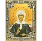 Икона освященная Матрона Московская блаженная", 18x24 см, со стразами арт.245947