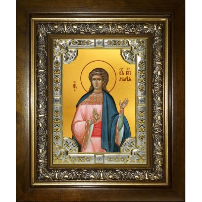 Икона освященная "Мария (Романова) страстотерпица, царевна", в киоте 24x30 см фото
