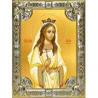 Икона освященная "Мария (Романова) страстотерпица, царевна", 18x24 см, со стразами фото