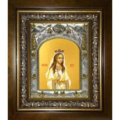 Икона освященная "Мария (Романова) страстотерпица, царевна", в киоте 20x24 см фото