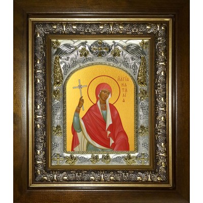 Икона освященная "Наталья, Наталия Никомидийская мученица", в киоте 20x24 см фото