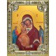Икона освященная Божией Матери Трех Радостей, 18x24 см со стразами