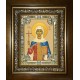 Икона освященная "Нина просветительница Грузии, равноапостольная", в киоте 24x30 см