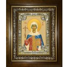 Икона освященная "Нина просветительница Грузии, равноапостольная", в киоте 24x30 см