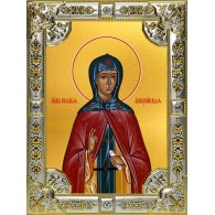 Икона освященная "Пелагия Антиохийская преподобная", 18x24 см, со стразами фото