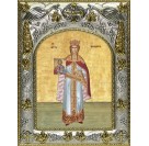 Икона освященная "Феодора Цареградская преподобная", 14x18 см