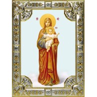 Икона освященная "Благодатное Небо икона Божией Матери", 18х24см, со стразами фото