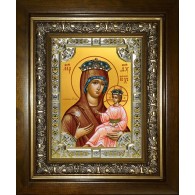 Икона освященная "Всеблаженная икона Божией Матери", в киоте 24x30 см фото