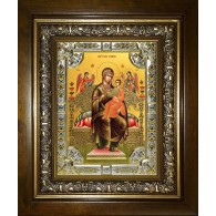 Икона освященная "Всецарица икона Божией Матери", в киоте 24x30 см фото