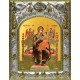 Икона освященная "Всецарица икона Божией Матери", 14x18 см