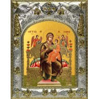 Икона освященная "Всецарица икона Божией Матери", 14x18 см фото
