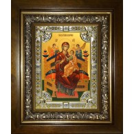 Икона освященная "Всецарица икона Божией Матери", в киоте 24x30 см фото