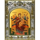 Икона освященная "Всецарица икона Божией Матери", 14x18 см