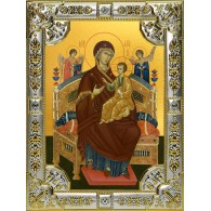 Икона освященная "Всецарица икона Божией Матери", 18x24 см, со стразами фото