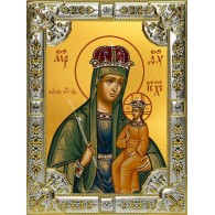 Икона освященная "Галатская икона Божией Матери", 18x24 см, со стразами фото