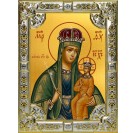 Икона освященная "Галатская икона Божией Матери", 18x24 см, со стразами
