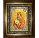 Икона освященная "Донская икона Божией Матери", в киоте 24x30 см
