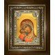 Икона освященная "Игоревская икона Божией помощи", в киоте 24x30 см