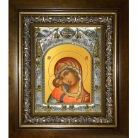 Икона освященная "Игоревская икона Божией Матери", в киоте 20x24 см фото