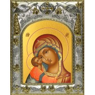 Икона освященная "Игоревская икона Божией Матери", 14x18 см фото